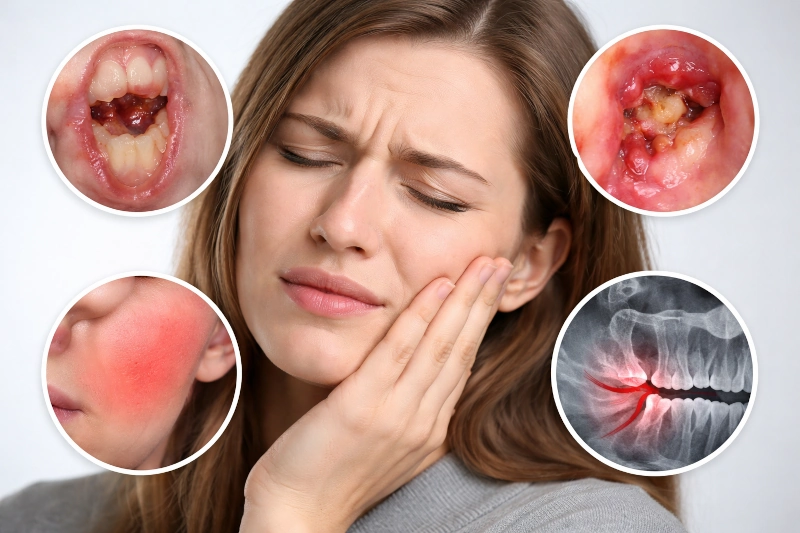 عوارض بعد از کشیدن دندان عقل